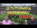 İDDAA SPOR TOTO 41.HAFTA ÖZEL/İDDAABİLİR TV - YouTube