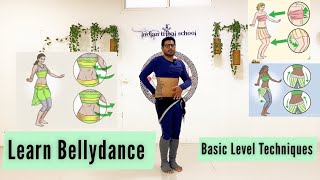 Learn Bellydance Basic Level Techniques Hip Drop Arun Bhardwaj Teaching - 