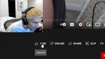 xQc Finds out the Dislike Button actually got Removed