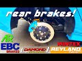 Rear brakes overhaul  big brake kit dust shields  more  focus rs