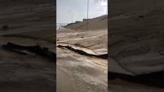 У стадиона &quot;Волгоград Арена&quot; дождем размыло берегоукрепление .15 июля 2018 г.