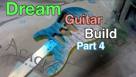 Dream Guitar Build Part 4 ( Neck CNC & Paint)