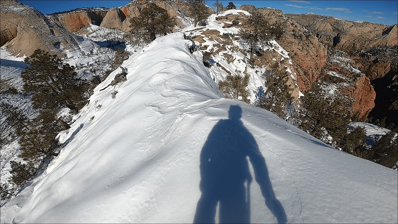 Winter Hiking in Zion - Angels Landing & White Rim Trail