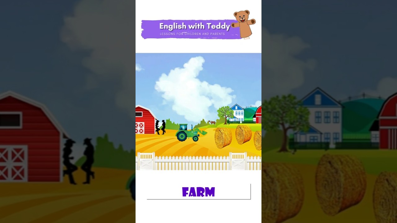 10.1. FARM VOCABULARY WITH PICTURES | Английский для детей