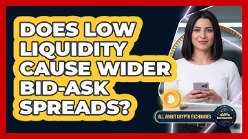 Does Low Liquidity Cause Wider Bid-Ask Spreads?