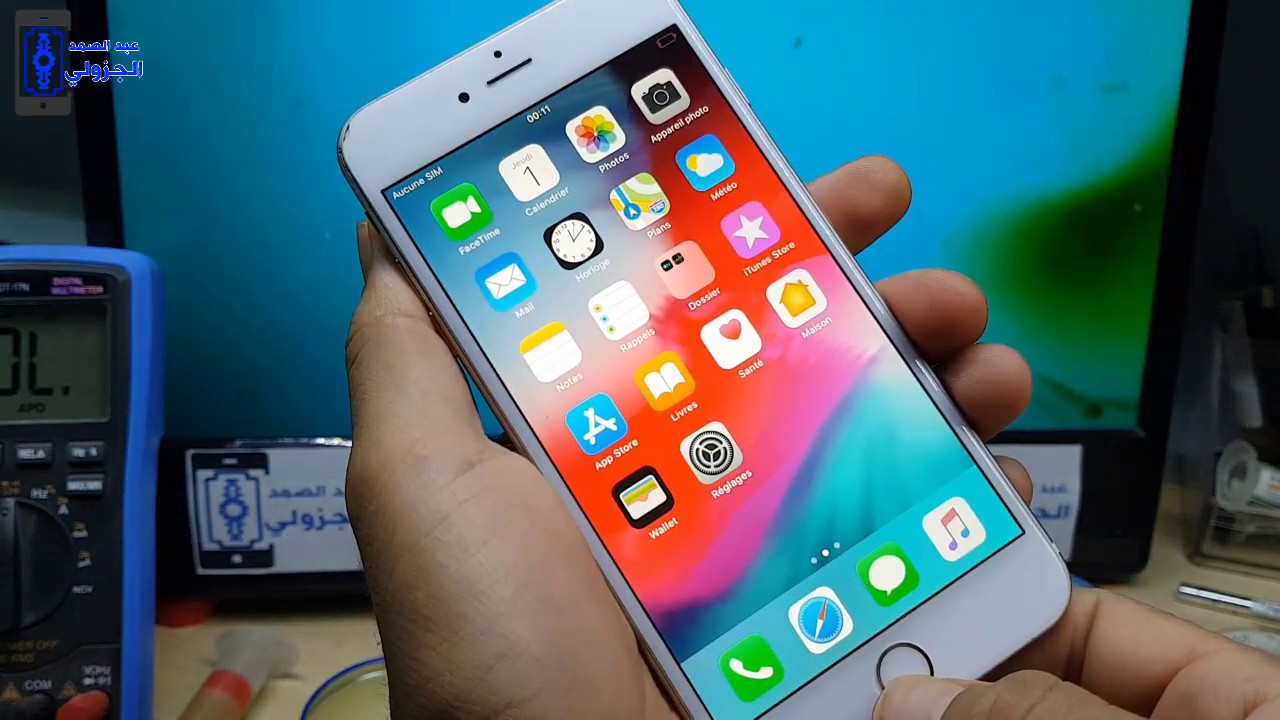 اصلاح عطل كونكتور التاتش iphone 6 plus touch screen repair YouTube