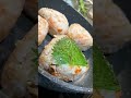 Grilled perilla salmon rice balls #shorts
