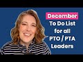 December PTO TO Do List