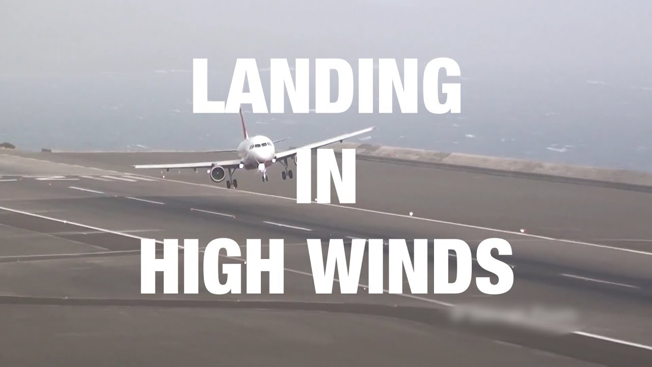 Planes Attempting to Land in Extremely High Winds Compilation 2017