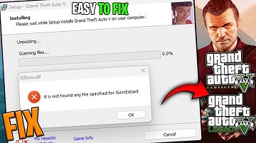 🛠️ Fix ISDone.dll / Unarc.dll Error in GTA 5 Enhanced & Legacy Edition | Installation & Launch Fix ✅