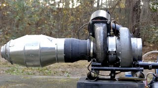 Home-built Gas Turbine Turbojet Engine - 2nd Documentary