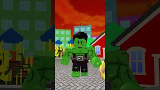 Los Hooligans Golpearon Al Gato Banana, Pero A Hulk... #Shorts #Roblox #Animación