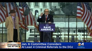 January 6 Committee Considering At Least 4 Criminal Referrals