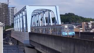 【横浜市営地下鉄】トラス橋とブルーライン3000S形(3541編成)
