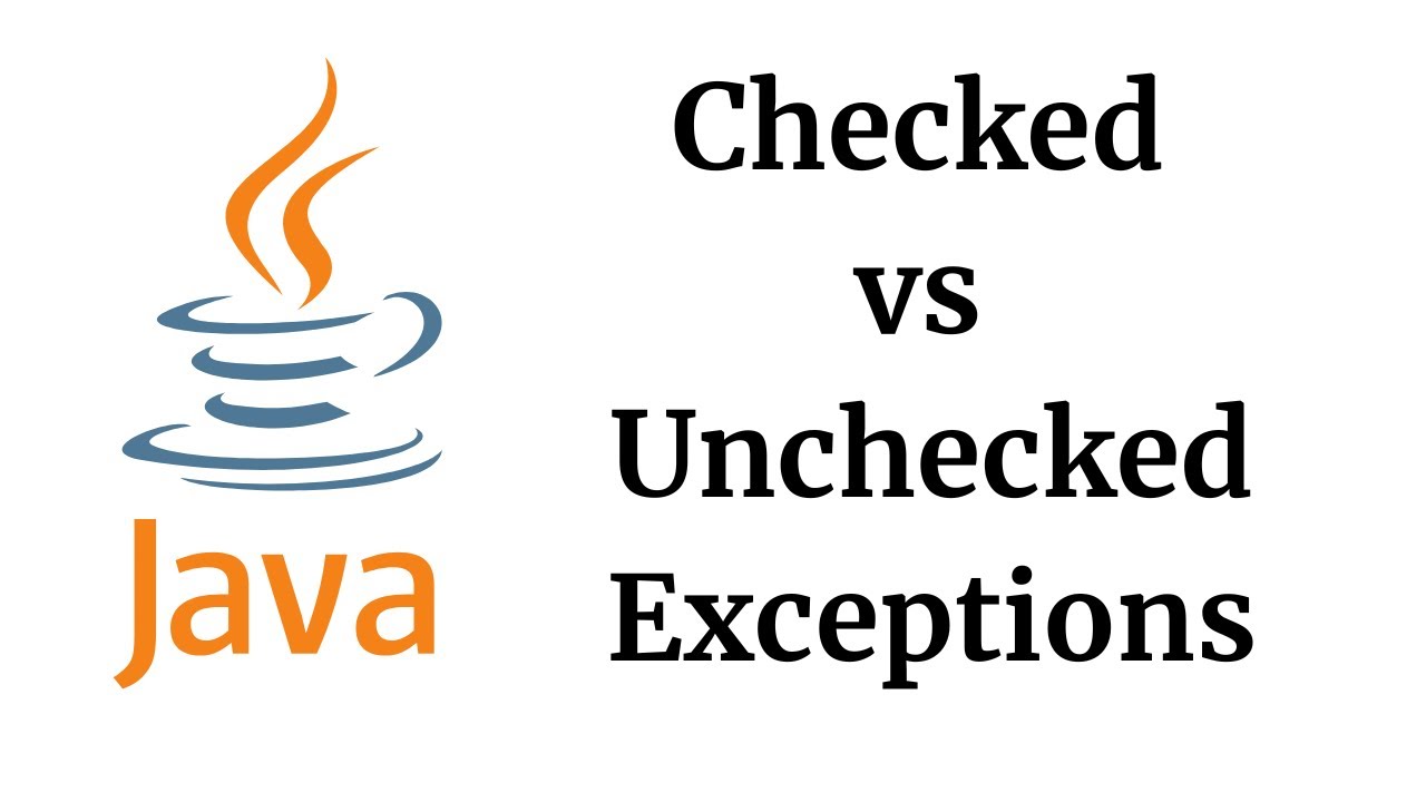 Checked vs Unchecked Exceptions in Java - YouTube