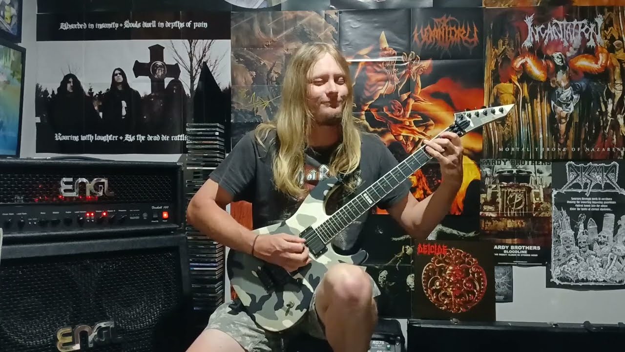 Deicide - Lunatic of gods creation (Guitar cover)