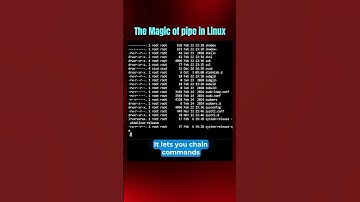 The Magic of pipe in #Linux #commandline