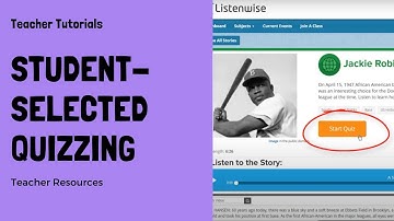 Student-Selected Quizzing on Listenwise