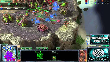 Sapphire Pro Tips: EG.Machine Shows A Roach/Baneling Timing Build ZvT