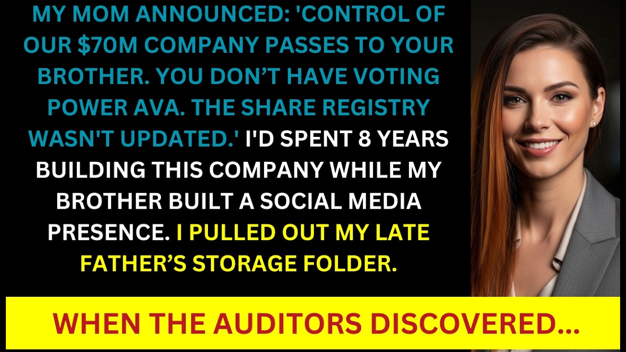 Mom Gave My Brother Control of a $70M Family Business — The Share Registry Wasn't Updated