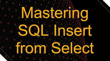 Mastering SQL Insert from Select