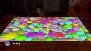 3D Easter Egg Pile Interactive Display Floor Or Wall Projector Game From Lumoplay