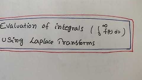 Evaluation of integrals using Laplace in Telugu-11
