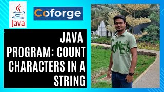 Java Program: Count Characters in a String | Step-by-Step Explanation