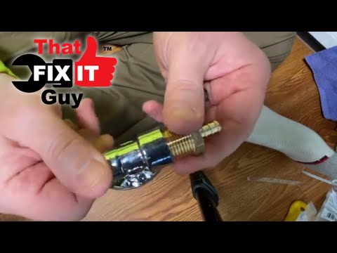 Video: Hvordan skifter man en afspærringsventil på en PEX?