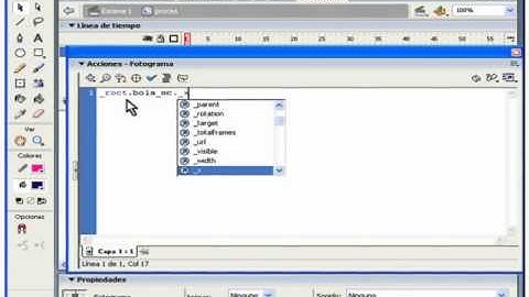 32.- ActionScript 32: Loops de línea de tiempo y eventos de clip