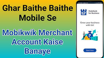 How to create a Merchant Account in Mobikwik | How to create a Mobikwik business account | Mobikw...