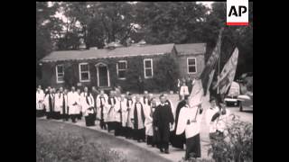 ARCHBISHOP OF CANTERBURY IN WASHINGTON  - NO SOUND