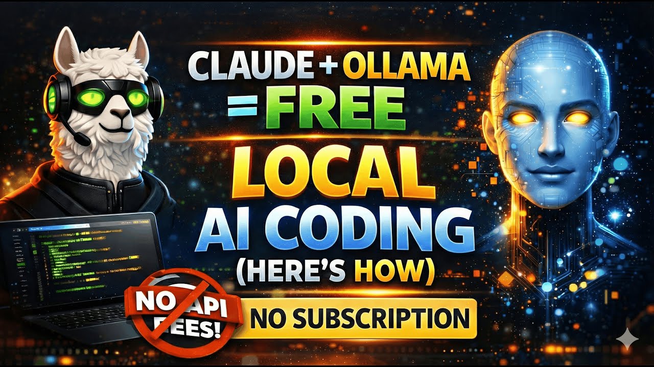 Claude Code + Ollama = Free, Local AI Coding (Here’s How)