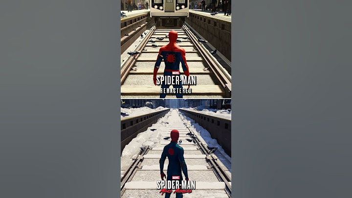 Marvel's Spider-Man Remastered vs. Marvel's Spider-Man  Miles Morales
