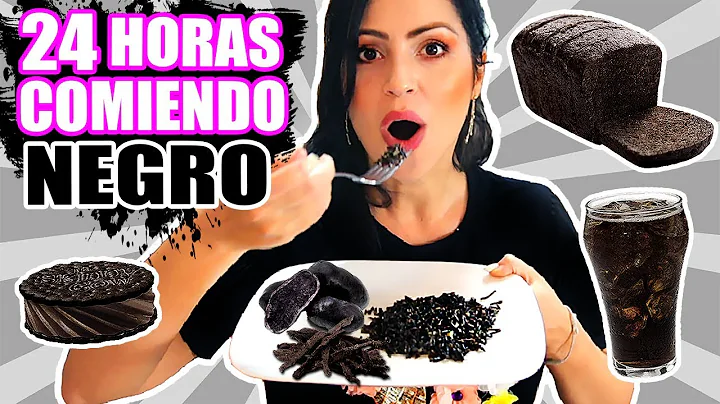 24 HORAS COMIENDO NEGRO | RETO SandraCiresArt | Al...