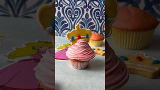 Princess Peach Cupcakes #short #shorts #cupcakes #supermariobros