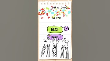 Brain test level 49 | Make the red win the race