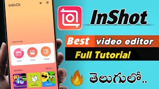 Inshot video editing telugu | Inshot Tutorial for Beginners screenshot 5