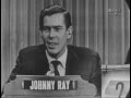 What&#39;s My Line? - Johnnie Ray (Aug 22, 1954) [W/ COMMERCIALS]