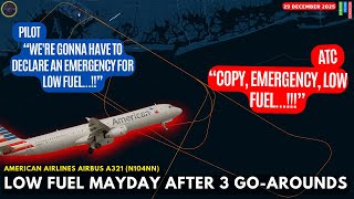 Pilot Declares Mayday For Low Fuel After 3 Unsuccessful Approaches At Jfk Airport
