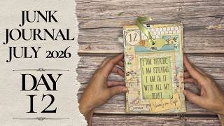 Junk Journal July 2026 🌼 Day 12: Stamp