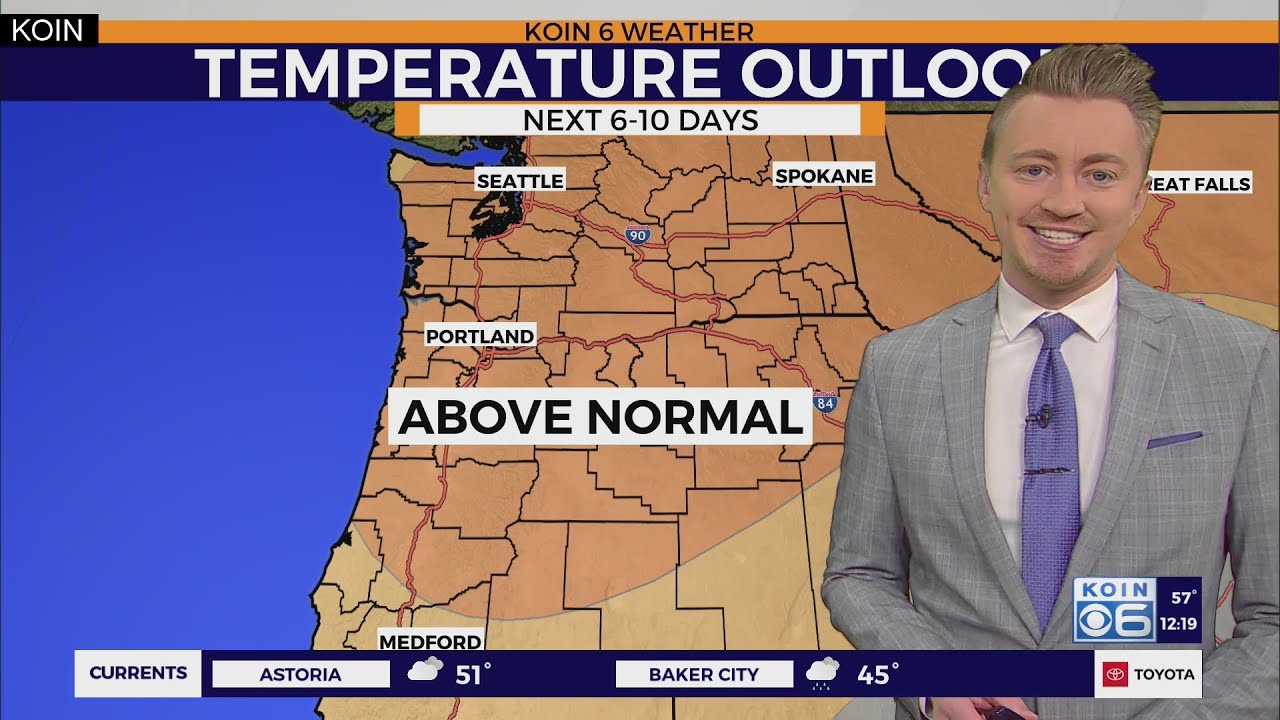 Portland's warmer and drier weather forecast 5.5.23 - YouTube