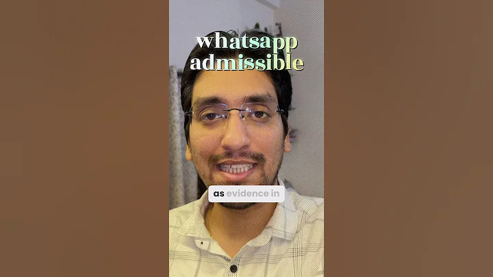 Whatsapp chat as evidence in court ? #law #whatsappstatus #whatsapp #lawstudents #court #legal