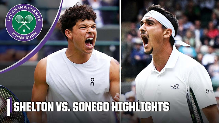 A BATTLE 😤 Ben Shelton vs. Lorenzo Sonego Round of 16 Highlights | 2025 Wimbledon