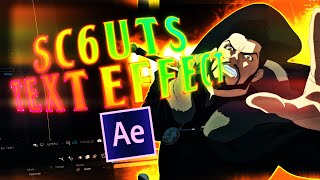 Sc6ut Inspired Rainbow Text Effect - After Effects AMV Tutorial