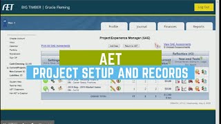 AET: Project Setup and Record Keeping