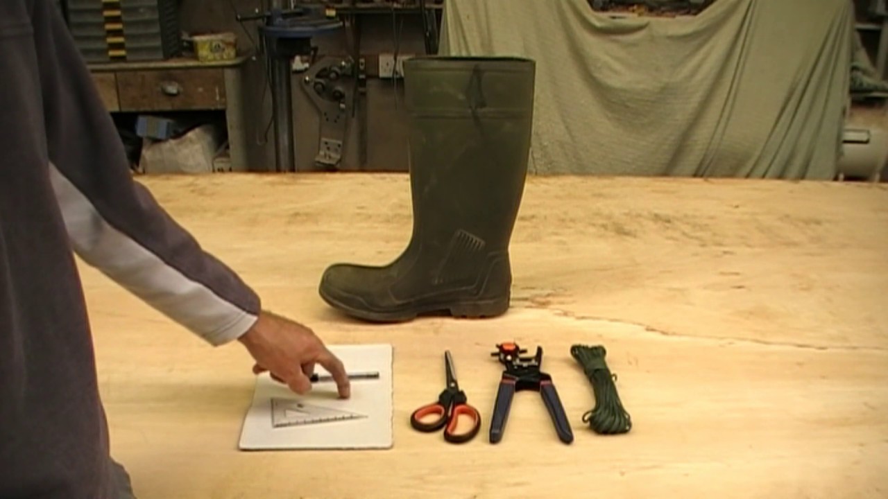Air Rifle Hunting, How To Make A Welly Boot Pellet Holder 2010 YouTube