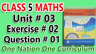 class 5 math chapter 3 exercise 2 question 1 new book 2021 based on SNC   class 5 maths unit 3 Wealth