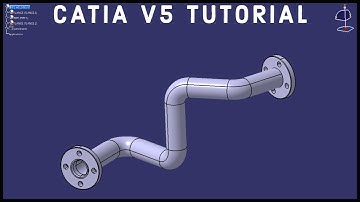 CATIA V5 Tutorial #18 | Pipe Assembly (Weldment) | Advanced