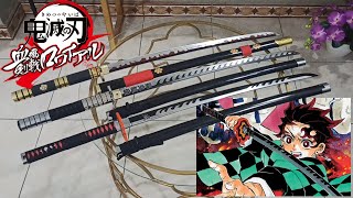 Review Pedang Katana Enma Zoro Roronoa ONE PIECE, Sanemi Shinazugawa,Tanjiro Kamado Kimetsu No Yaiba